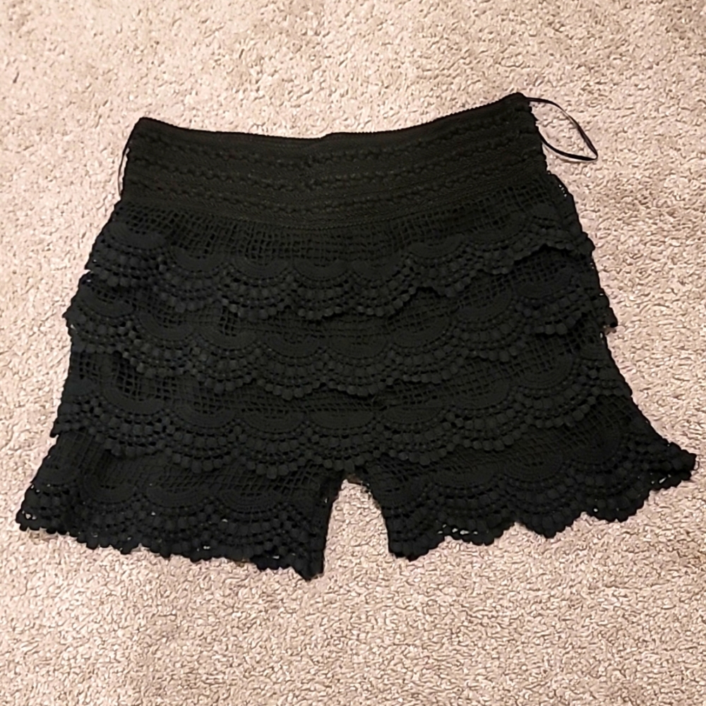 Ruffle Lace Shorts